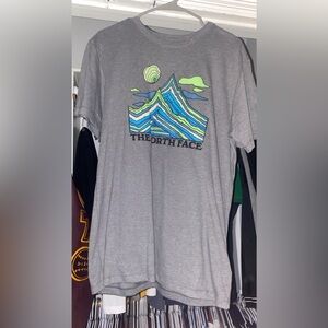 Grey north face T-shirt